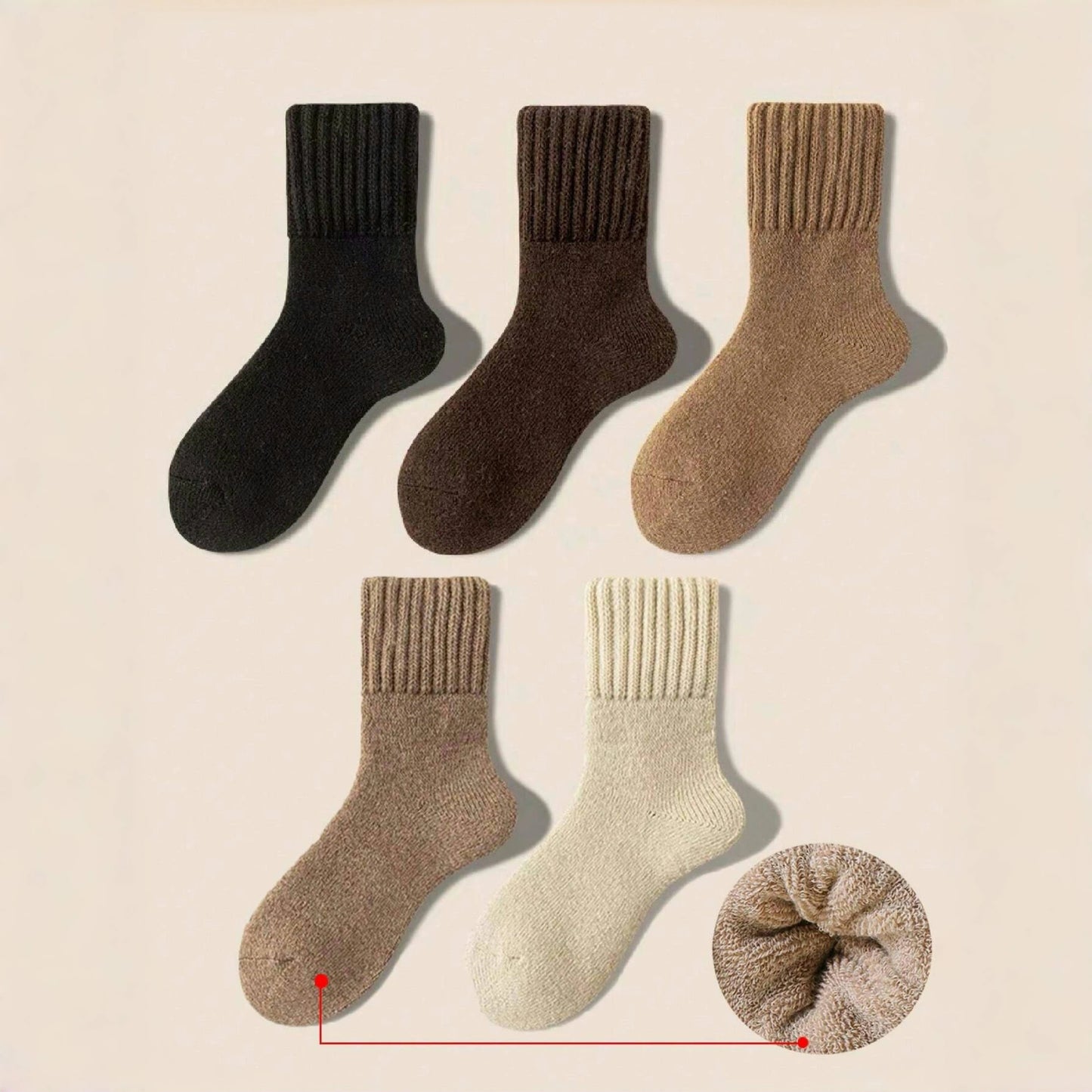 Cozy Chic Winter Crew Socks™